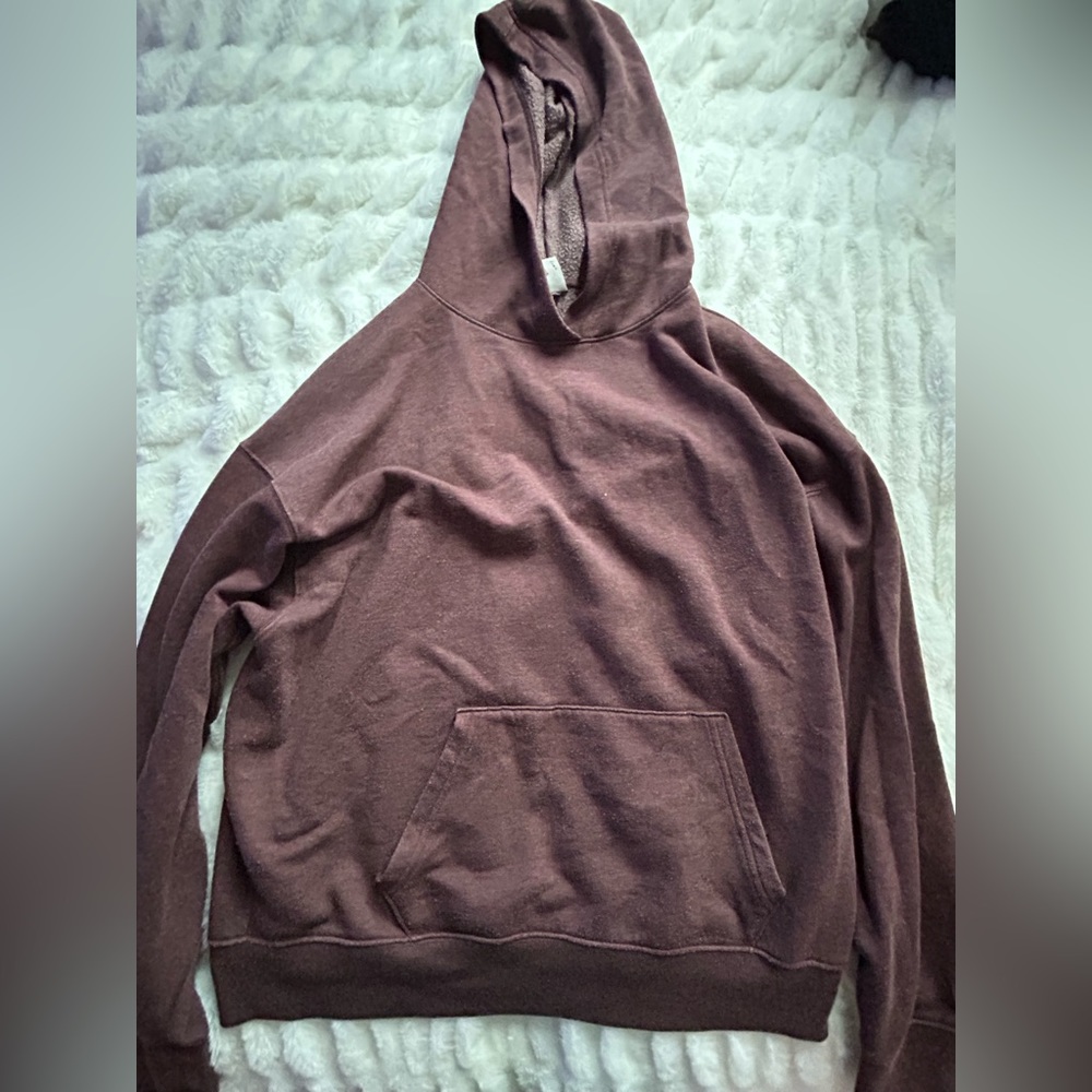 burgundy hoodie from PINK
